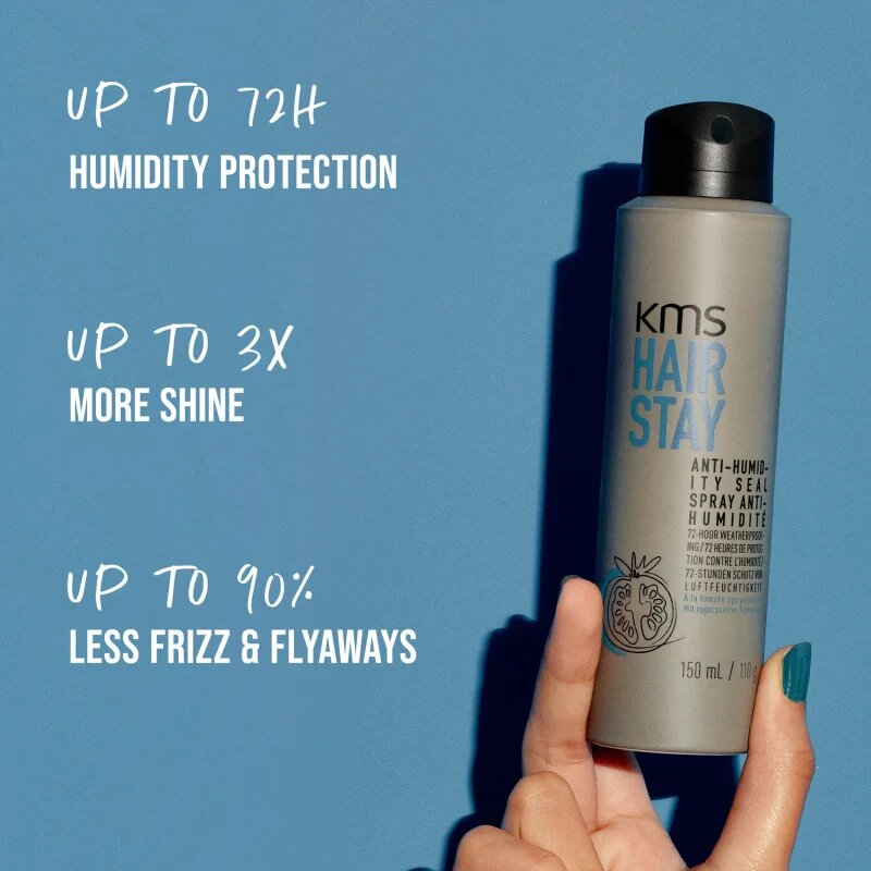 KMS Hair Stay Anti-Humidity Seal спрей за коса за естествена фиксация и блясък на косата 150 мл.
