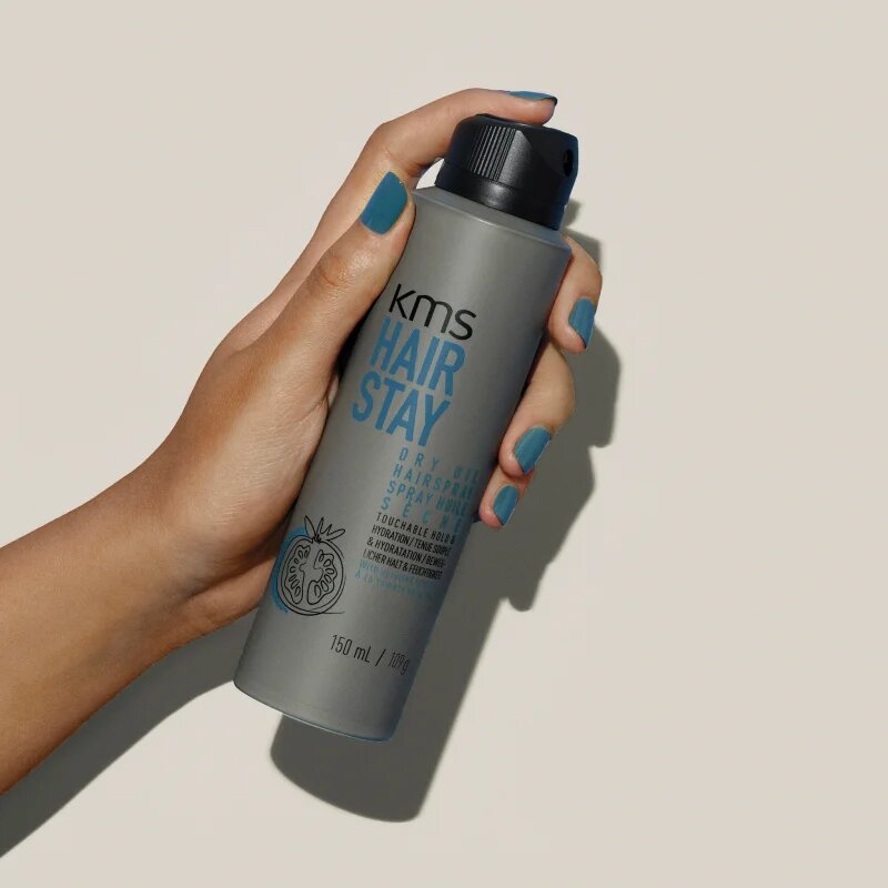 KMS Hair Stay Dry Oil Hairspray сухо оили в спрей с лека фиксация 150 мл.
