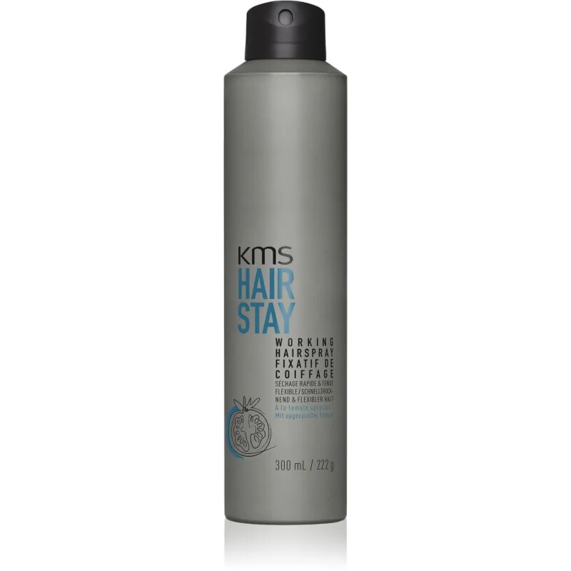 KMS Hair Stay Working Hairspray лак за коса за коса изложена на високи температури 300 мл.