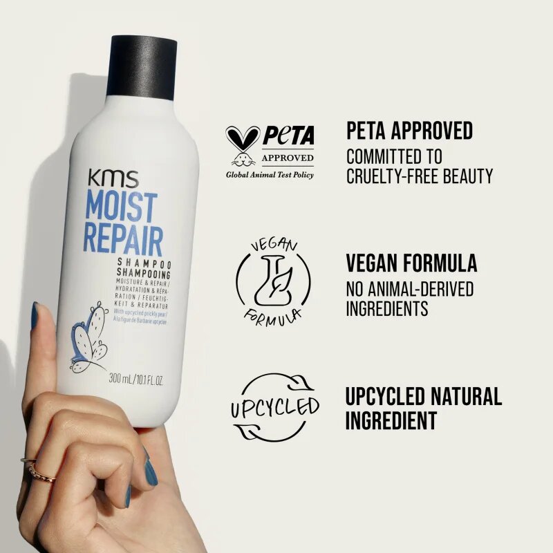 KMS Moist Repair Shampoo хидратиращ шампоан с регенериращ ефект 300 мл.