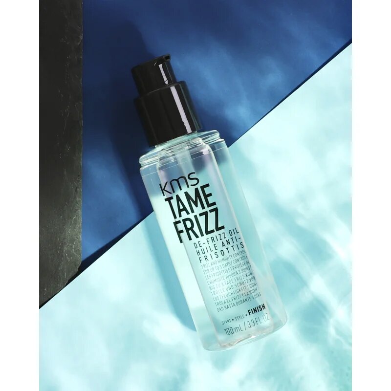 KMS Tame Frizz De-Frizz Oil защитно масло против чупливост на косата за къдрава коса 100 мл.