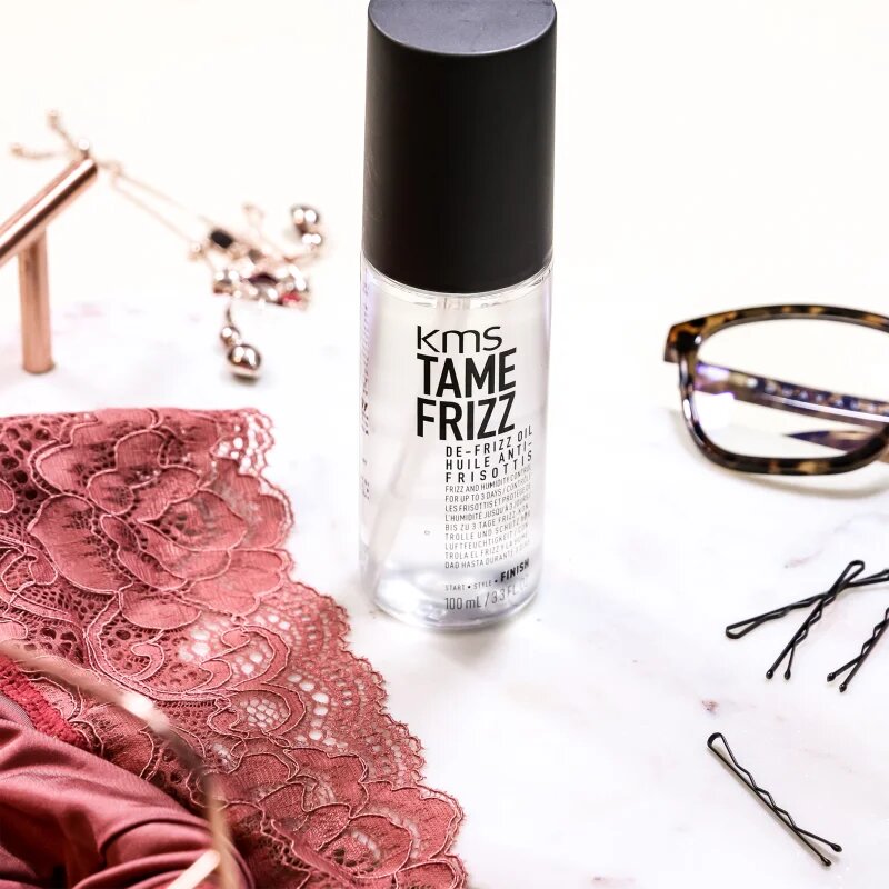 KMS Tame Frizz De-Frizz Oil защитно масло против чупливост на косата за къдрава коса 100 мл.