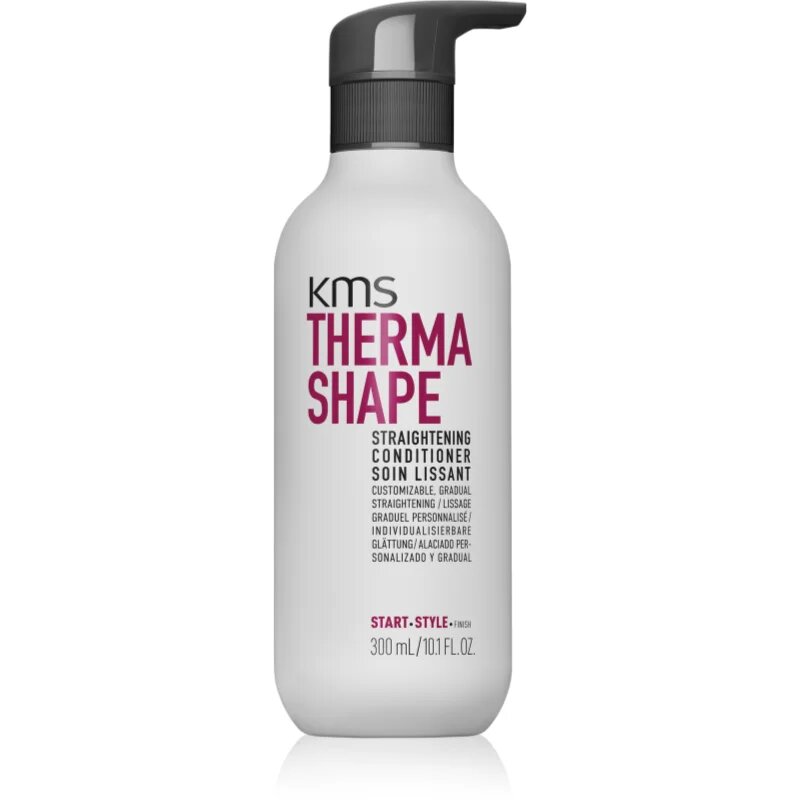 KMS Thermashape Straightening Conditioner дълбоко подхранващ балсам за коса изложена на високи температури 300 мл.