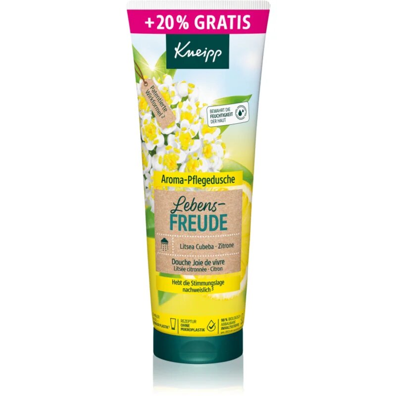 Kneipp Enjoy Life зареждащ с енергия душ гел Litsea Cubeba & Lemon 240 мл.