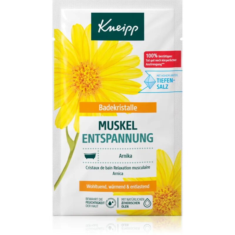 Kneipp Muscle Relaxation сол за баня за мускули и стави Arnica 60 гр.