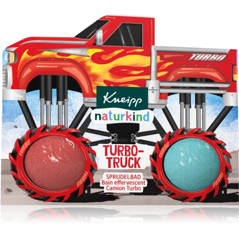 Kneipp Naturkind Turbo Truck бомбичка за вана за деца 2x50 гр.
