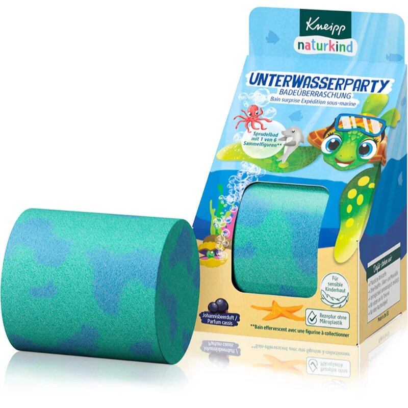 Kneipp Naturkind Underwater Party бомбичка за вана за деца с изненада 1 бр.
