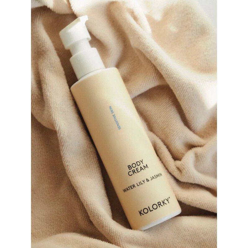 Kolorky Body Cream Sensitive Skin крем за тяло за чувствителна кожа Watter Lilly & Jasmin 190 мл.