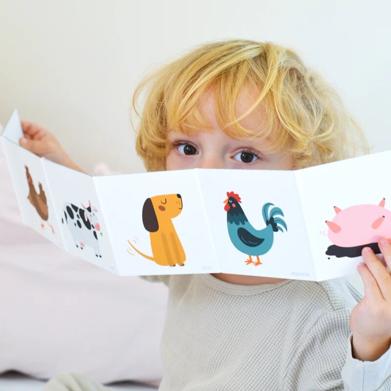Kolorky Book Farm въртяща се книжка за деца 1 бр.