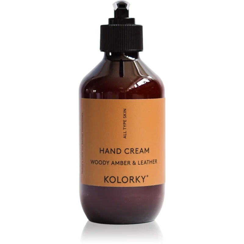 Kolorky Hand Cream крем за ръце Woody Amber & Leather 270 мл.