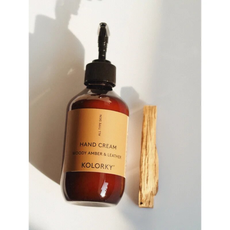Kolorky Hand Cream крем за ръце Woody Amber & Leather 270 мл.