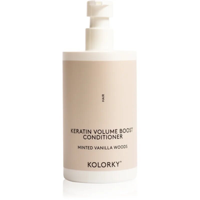 Kolorky Keratine Volume Boost Conditioner балсам за обем Minted Vanilla Woods 390 мл.