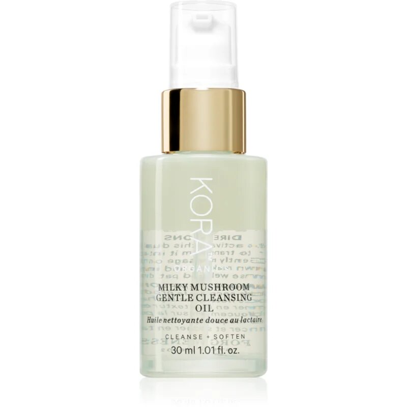 Kora Organics Milky Mushroom Gentle Cleansing Oil дълбоко почистващо олио 30 мл.