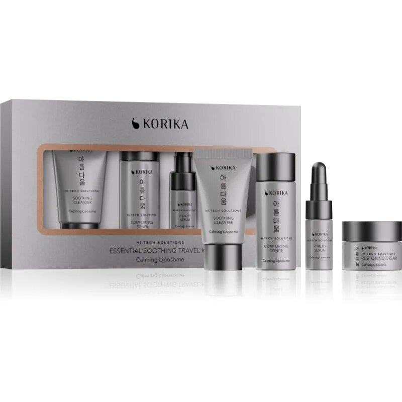 KORIKA HI-TECH SOLUTIONS Essential Soothing Travel Set комплект за пътуване за успокояване на кожата