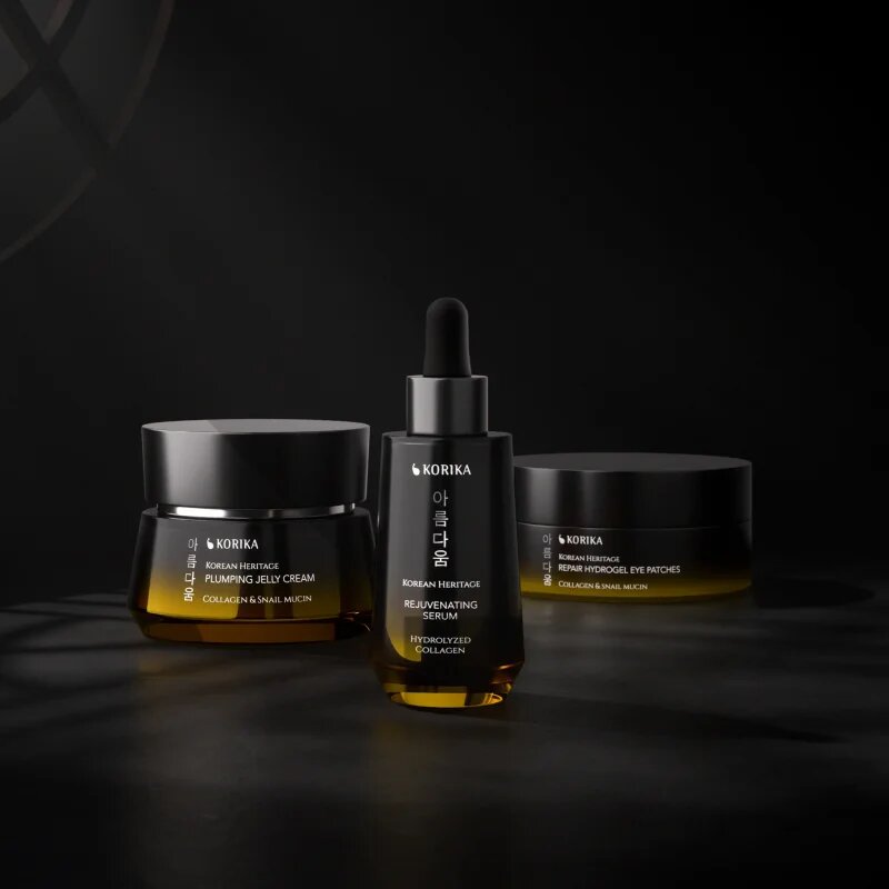 KORIKA Korean Heritage Collagen & Snail Mucin Plumping Jelly Cream подмладяващ крем с колаген 50 мл.