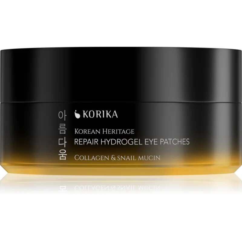 KORIKA Korean Heritage Collagen & Snail Mucin Repair Hydrogel Eye Patches хидрогел стелки 60 бр.