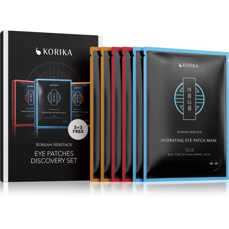 KORIKA Korean Heritage Eye Patches Discovery Set комплект за очи
