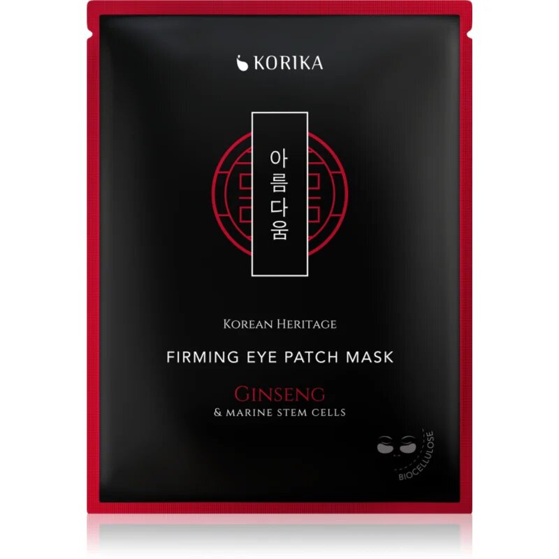 KORIKA Korean Heritage Ginseng & Marine Stem Cells Firming Eye Patch Mask стягаща маска за околоочната област 2 бр.