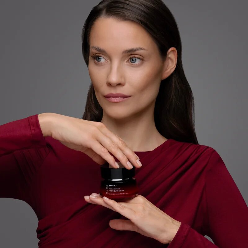 KORIKA Korean Heritage Ginseng & Marine Stem Cells Youth Elixir Cream подхранващ антиоксидантен крем за подмладяване на кожата на лицето 50 мл.