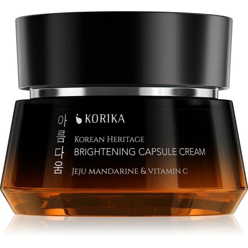 KORIKA Korean Heritage Jeju Mandarine & Vitamin C Brightening Capsule Cream озаряващ крем с витамин С 50 мл.
