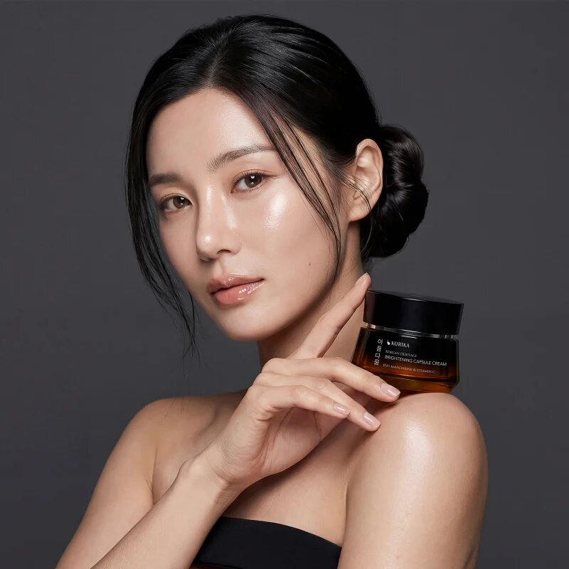 KORIKA Korean Heritage Jeju Mandarine & Vitamin C Brightening Capsule Cream озаряващ крем с витамин С 50 мл.