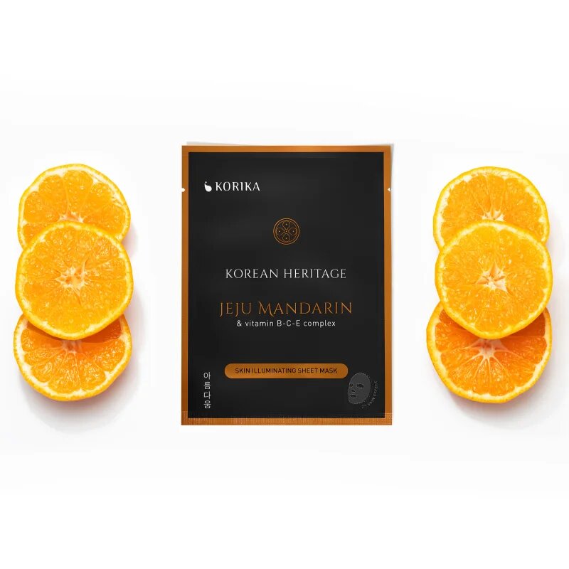 KORIKA KOREAN SKIN CARE ROUTINE SET OF 3 BRIGHTENING SHEET MASKS комплект за озаряване на лицето