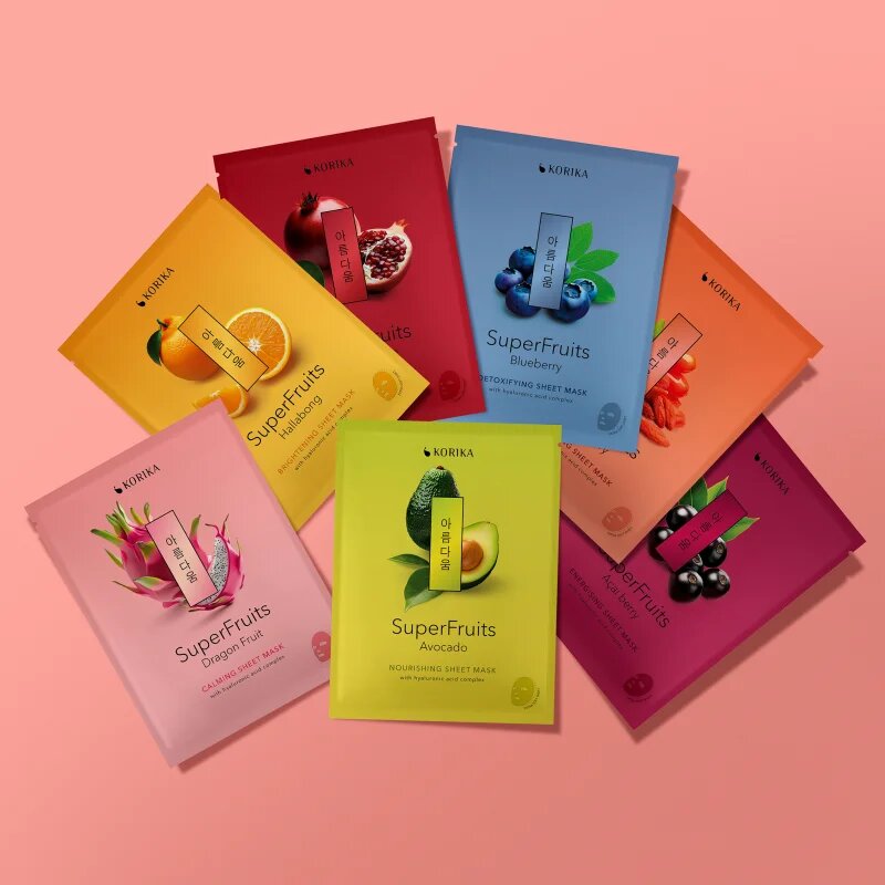 KORIKA SuperFruits Goji Berry - Anti-aging Sheet Mask подмладяваща маска за лице 25 гр.