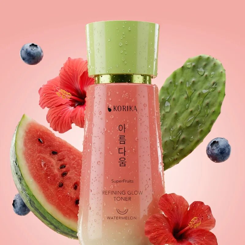 KORIKA SuperFruits Refining Glow Toner омекотяващ тоник 150 мл.