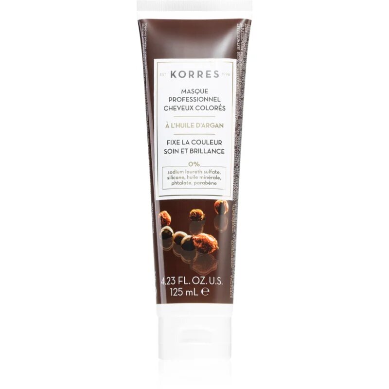 Korres Argan Oil подхранваща маска за боядисана коса 125 мл.