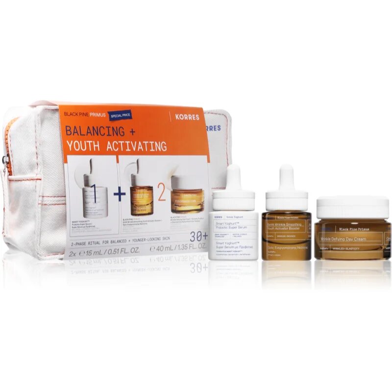 Korres Black Pine Primus Set подаръчен комплект за лице