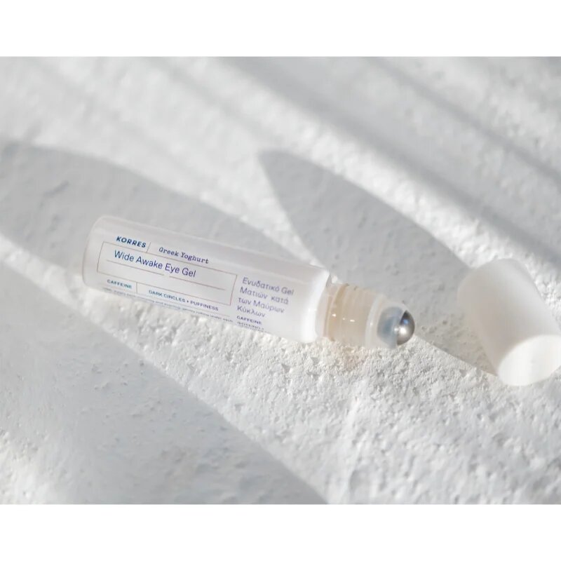 Korres Greek Yoghurt Wide Awake Eye Gel Roller озаряващ серум за околоочната зона рол он 15 мл.