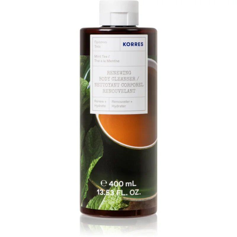 Korres Mint Tea освежаващ душ гел 400 мл.