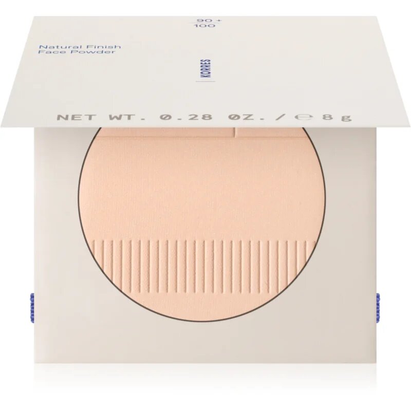 Korres Natural Finish уеднаквяваща тена компактна пудра цвят 01 Light 8 гр.