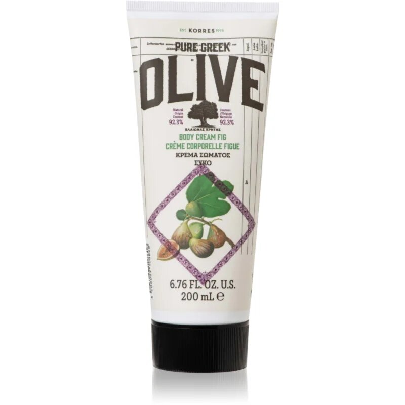 Korres Pure Greek Olive & Fig хидратиращо мляко за тяло 200 мл.