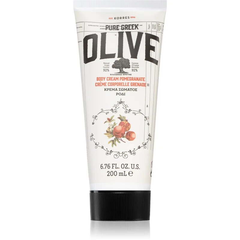 Korres Pure Greek Olive & Pomegranate хидратиращо мляко за тяло 200 мл.