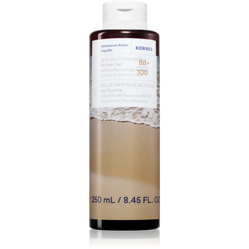 Korres Sea Salt Coconut душ гел с кокос 250 мл.