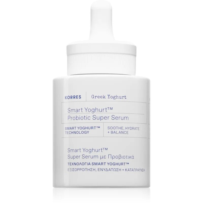 Korres Smart Yoghurt™ Probiotic Super Serum хидратиращ серум за лице с пробиотик 30 мл.