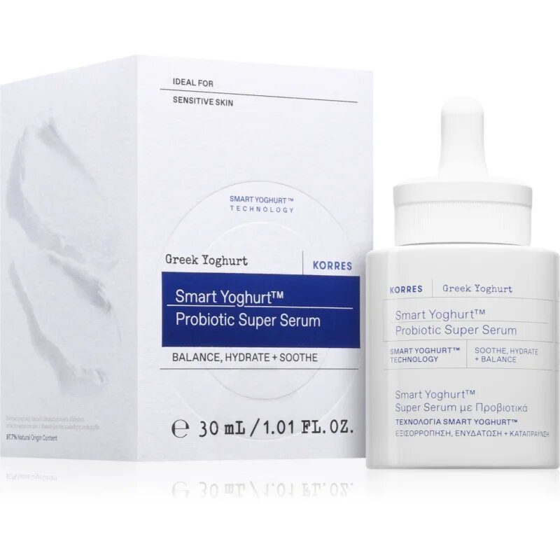 Korres Smart Yoghurt™ Probiotic Super Serum хидратиращ серум за лице с пробиотик 30 мл.