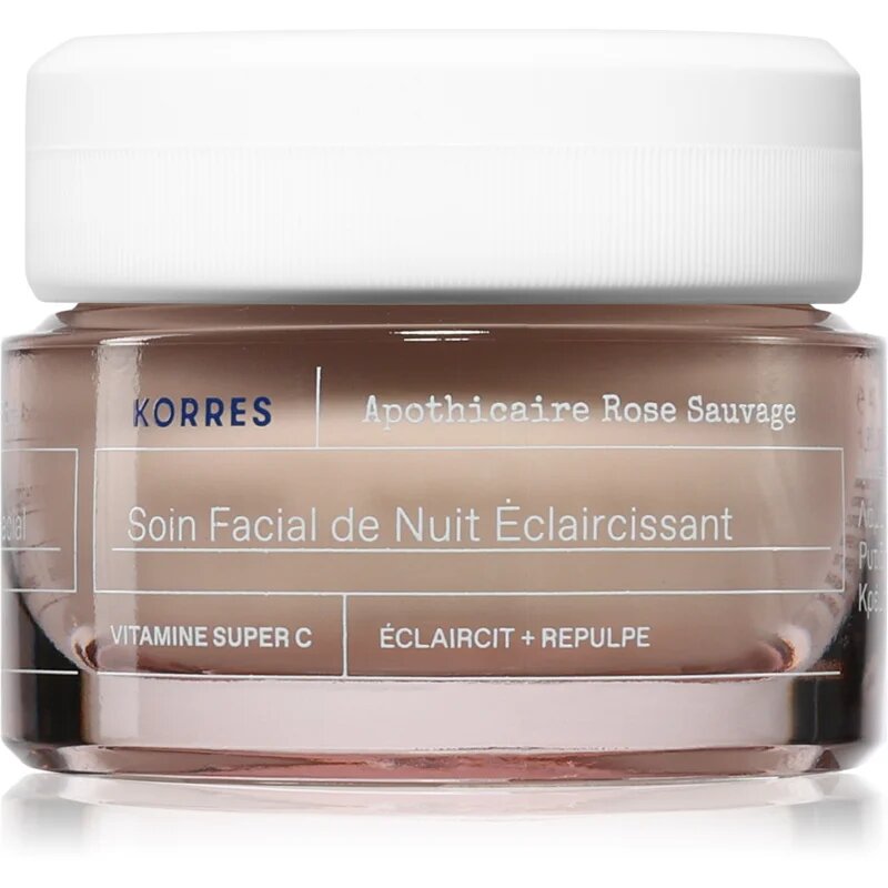 Korres Wild Rose регенерираща нощна грижа 40 мл.