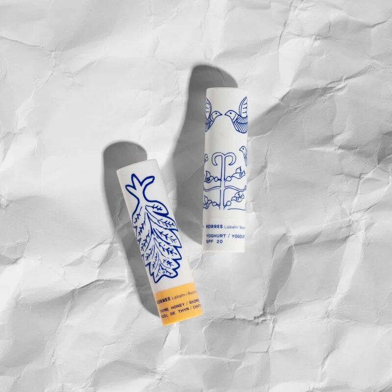 Korres Yoghurt хидратиращ балсам за устни SPF 20 4.5 гр.