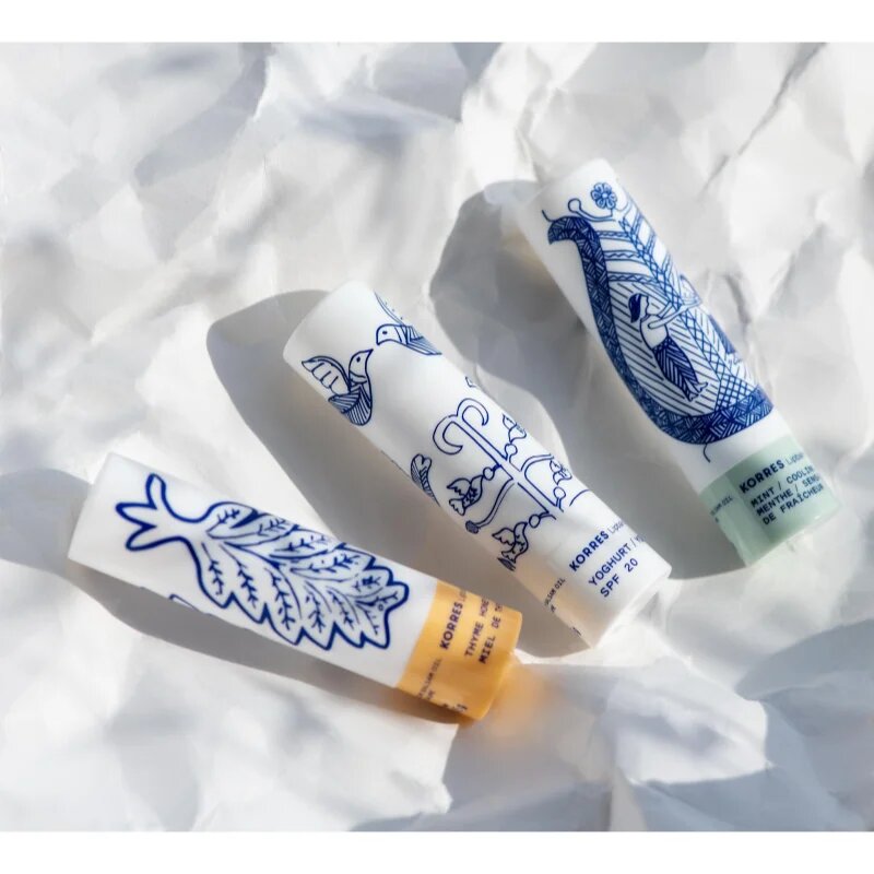 Korres Yoghurt хидратиращ балсам за устни SPF 20 4.5 гр.