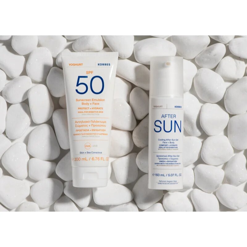 Korres Yoghurt Sunscreen лосион за слънце с хидратиращ ефект SPF 50 200 мл.