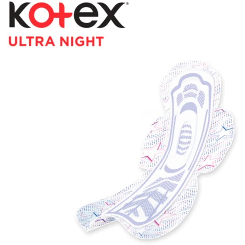 Kotex Ultra Comfort Night санитарни кърпи 12 бр.