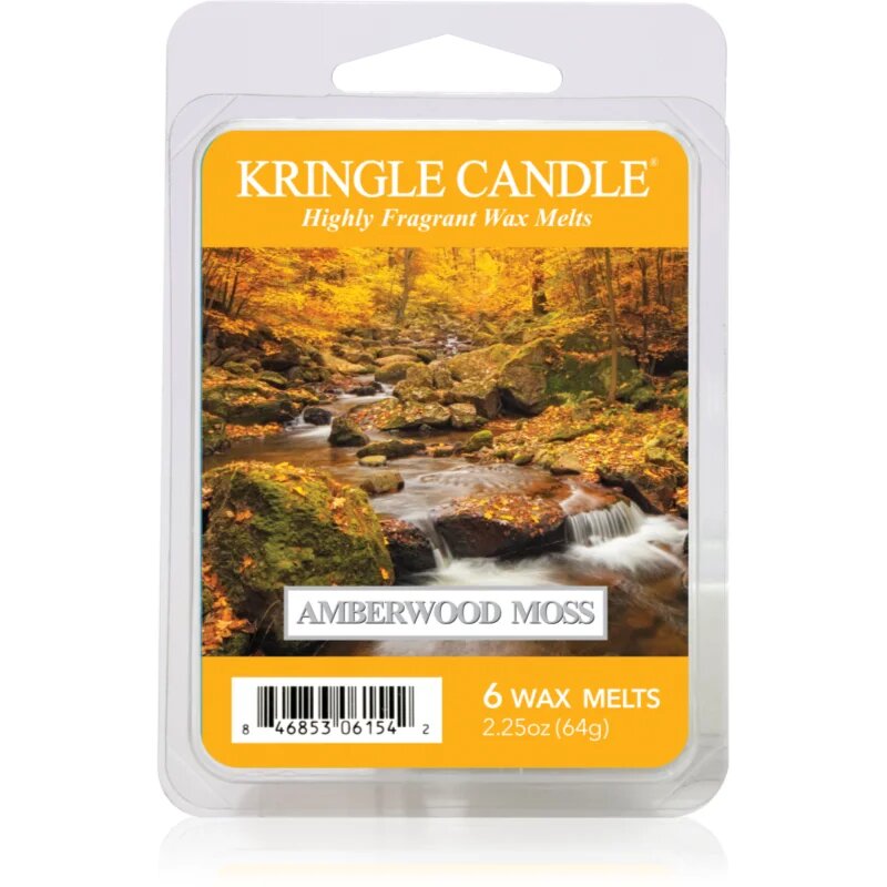 Kringle Candle Amberwood Moss восък за арома-лампа 64 гр.