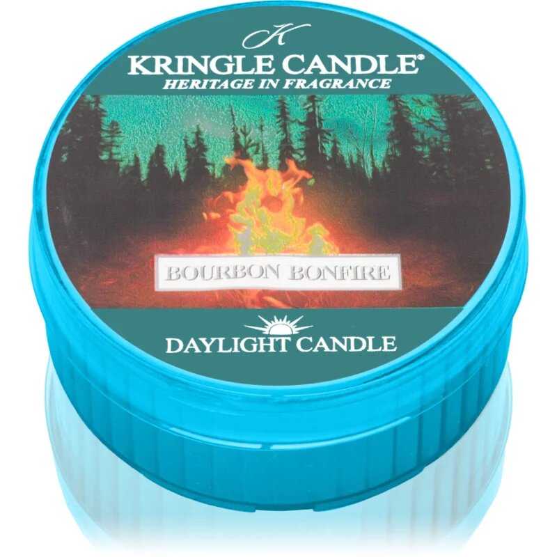 Kringle Candle Bourbon Bonfire чаена свещ 42 гр.