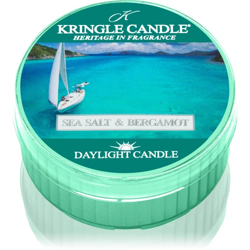 Kringle Candle Candle Sea Salt & Bergamot чаена свещ 42 гр.