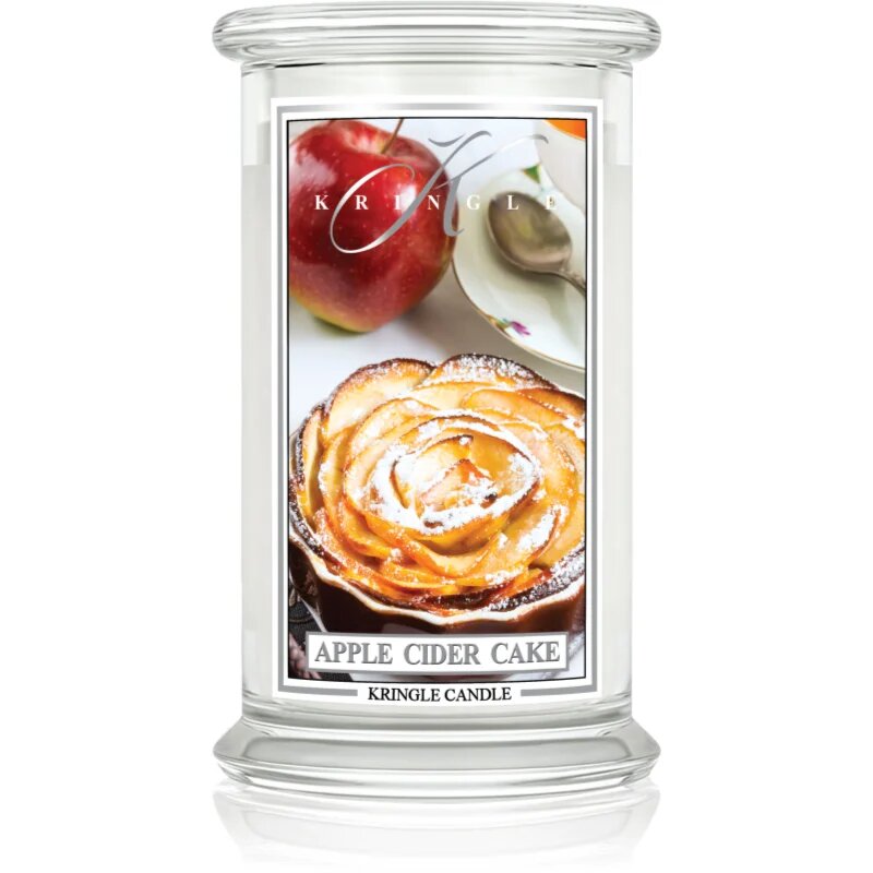 Kringle Candle Classic Apple Cider Cake ароматна свещ 623 гр.