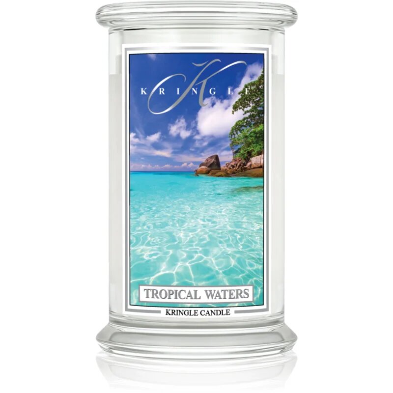 Kringle Candle Classic Tropical Waters ароматна свещ 623 гр.