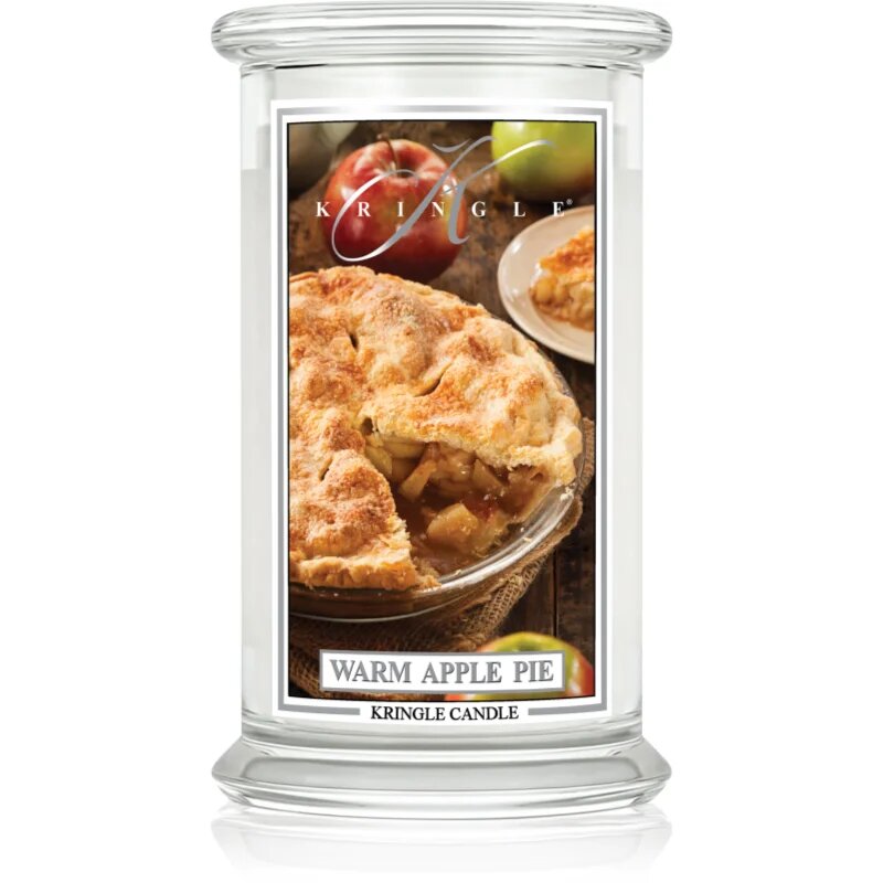 Kringle Candle Classic Warm Apple Pie ароматна свещ 623 гр.