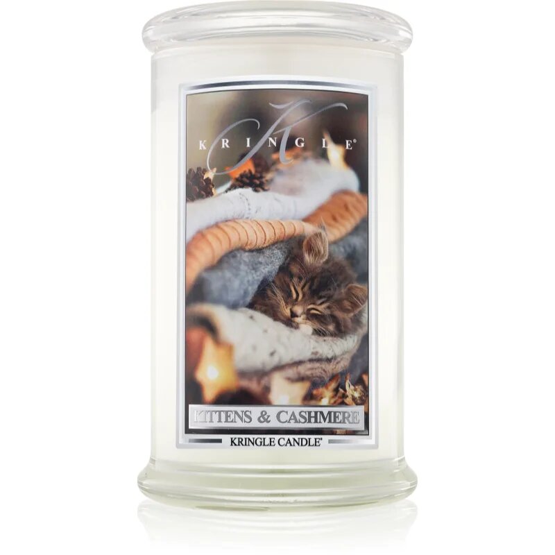 Kringle Candle Kittens & Cashmere ароматна свещ 624 гр.